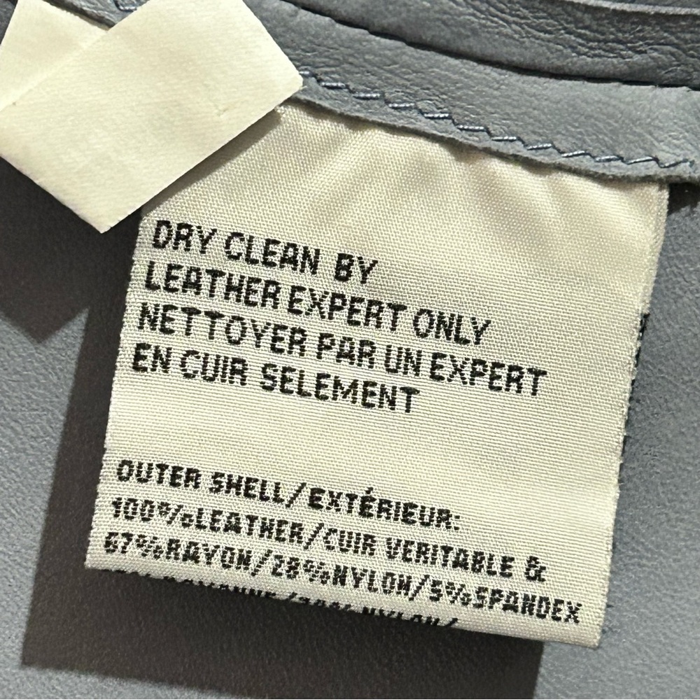 Lamarque Drape Front Leather Jacket - image 7